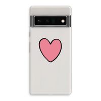 Hartje: Google Pixel 6 Pro Transparant Hoesje