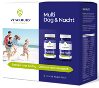 Vitakruid Multi Dag & Nacht HD 100% Vegan 2 x 30
