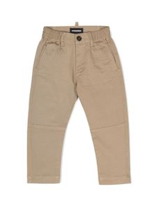 DSQUARED2 KIDS pantalon chino à taille élastiquée - Tons neutres