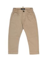 DSQUARED2 KIDS elasticated-waistband chino trousers - Tons neutres