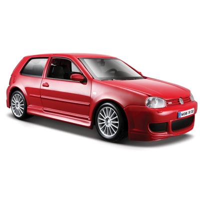 Maisto Modelauto Volkswagen Golf 4 R32 - rood - schaal 1:24 - schaalmodel auto