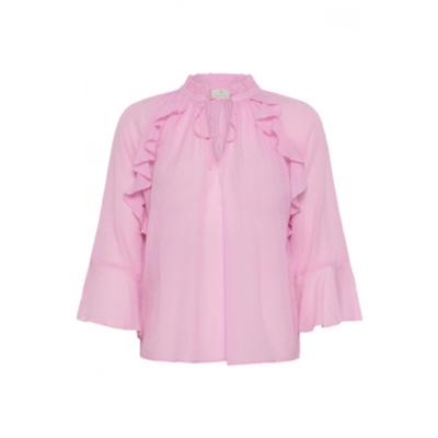Kaffe - Roze | unisex | Blouse | Roze | 46 | regular | Kamst mode