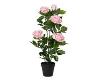 Kaemingk kunstplant roos 55 cm roze
