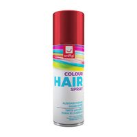 Carnaval haarverf - rood - spuitbus - 125 ml - haarspray - thumbnail