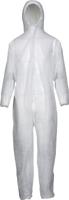 Asatex wegwerpoverall | maat xxl | wit | psa-categorie i | 1 stuk - pp-1l/xxl - pp-1l/xxl