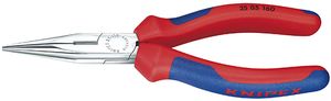 Knipex Platspitse tang met zijsnijder verchroomd 140 mm - 2505140