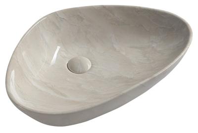 Keramische Opbouw Waskom Sapho Dalma 58,5x39 cm Beige