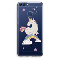 Regenboog eenhoorn: Huawei P Smart (2018) Transparant Hoesje