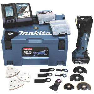 Makita DTM51RT1J3 DTM51RT1J3 Multifunctioneel accugereedschap 18 V 5 Ah Aantal meegeleverde accus: 1