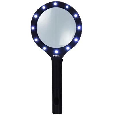 Fysic FL-14 - Loep met LED verlichting, vergroting 2,5x, zwart