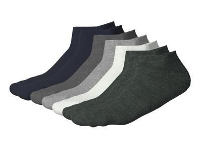 esmara Men 7 Paar enkelsokken (Bont gekleurd, 43-46)