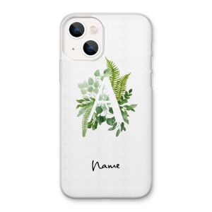 Green Brush: iPhone 13 Transparant Hoesje