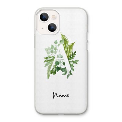 Green Brush: iPhone 13 Transparant Hoesje
