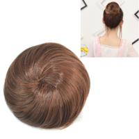 Pruik Bun bloem vorm haar pakket haar schijf (licht bruin) Pruik Bun bloem vorm haar pakket haar schijf (licht bruin)