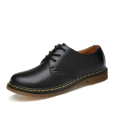 Garnalen huid Martin Boots casual schoenen voor mannen en vrouwen grootte: 45 (zwart)