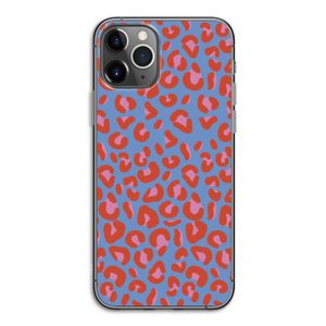 Leopard blue: iPhone 11 Pro Transparant Hoesje