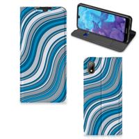 Huawei Y5 (2019) | Hoesje met Magneet | Waves Blue