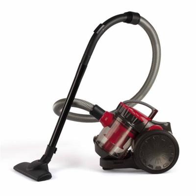 Zakloze multi-cycloon stofzuiger - LIVOO DOH105R - 700 W - 2 L - 78 dB - Wasbaar filter - 2-in-1 mondstuk - Rood / Zwart