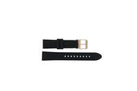 Horlogeband Michael Kors MKT5069 Leder/Textiel Zwart 18mm