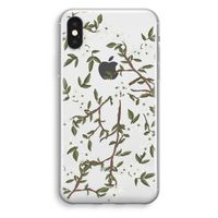 Blossoming spring: iPhone XS Transparant Hoesje