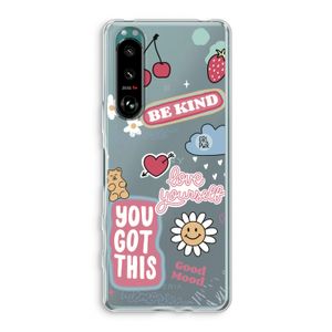 Positivity: Sony Xperia 5 III Transparant Hoesje
