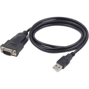 Gembird UAS-DB9M-02 USB naar Serieel kabeladapter/verloopstukje