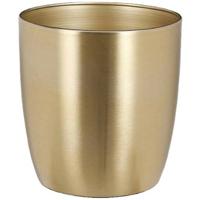 Mica Decorations Plantenpot|Bloempot - metaal - goud - 16 x15 cm