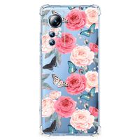 Xiaomi 12 Lite Case Butterfly Roses