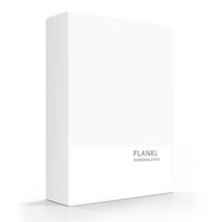 Zavelo Flanel kussenslopen Wit (set van 2)-60 x 70 cm (standaard)