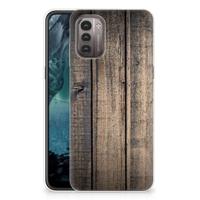 Nokia G21 | G11 | Bumper Hoesje | Steigerhout