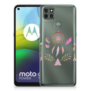 Motorola Moto G9 Power Telefoonhoesje met Naam Boho Dreamcatcher