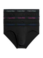 Calvin Klein - 3p Hip Briefs - Cotton Stretch - CAQ, Maat:S
