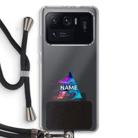 Abstract Spectrum: Xiaomi Mi 11 Ultra Transparant Hoesje met koord