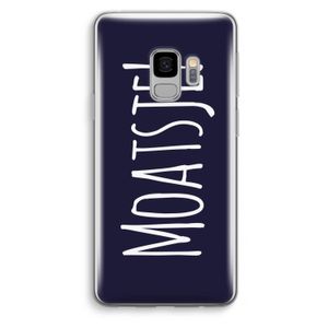 Moatsje!: Samsung Galaxy S9 Transparant Hoesje