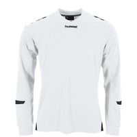 Hummel 111006K Fyn Long Sleeve Shirt Kids - White-Black - 128
