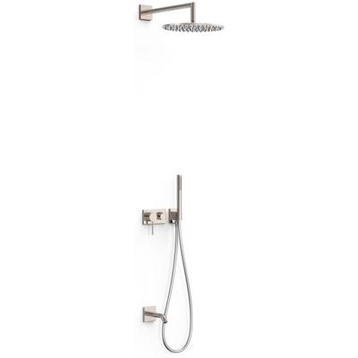 Regendouche set Tres 3V | Inbouw | Mengkraan | 3-weg | Rond | RVS look