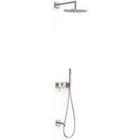 Regendouche set Tres 3V | Inbouw | Mengkraan | 3-weg | Rond | RVS look