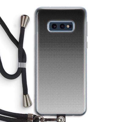 Musketon Halftone: Samsung Galaxy S10e Transparant Hoesje met koord