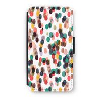 Tropical Dots: iPhone XS Flip Hoesje