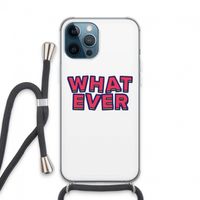 Whatever: iPhone 13 Pro Max Transparant Hoesje met koord
