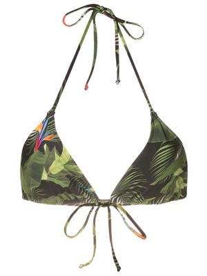 Lygia & Nanny haut de bikini Hanna à imprimé feuillage - Vert