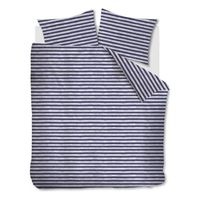 Ariadne at Home dekbedovertrek Knit Stripes - Blauw - Lits-jumeaux 240x200/220 cm - thumbnail