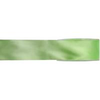 Hobby/decoratie sierlint - satijn - groen - 1,5 cm/15 mm x 25 meter - cadeaulint