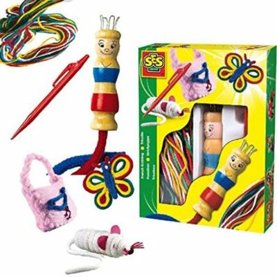 Educatief Spel SES Creative Tricotin With yarns of different colors Multicolour (1 Onderdelen)