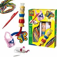 Educatief Spel SES Creative Tricotin With yarns of different colors Multicolour (1 Onderdelen)