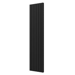 Designradiator Plieger Cavallino Retto Dubbel 1287 Watt Middenaansluiting 200x45 cm Donkergrijs Structuur