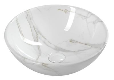 Keramische Opbouw Waskom Sapho Dalma ø 42 cm Wit