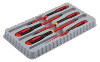 Bahco Schroevendraaierset ERGO™ | geïsoleerd | VDE | driecomponentengreep | smal blad | gleuf | Phillips - 5-delig - BE-9881SL