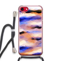 Donkere Wolken: iPhone SE 2020 Transparant Hoesje met koord