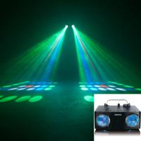 Lenco LFM-110BK Dual Matrix feestverlichting en rookmachine - thumbnail